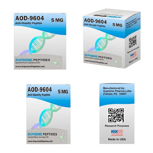 AOD-9604 Supreme Peptides 5 Mg Quemar Grasa Localizada