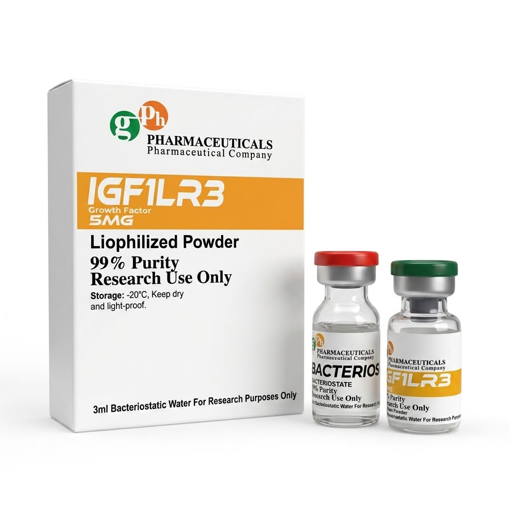 IGF-1 LR3 GPh Pharmaceuticals 5mg | 5x Más Que La Competencia — Hiperplasia Real