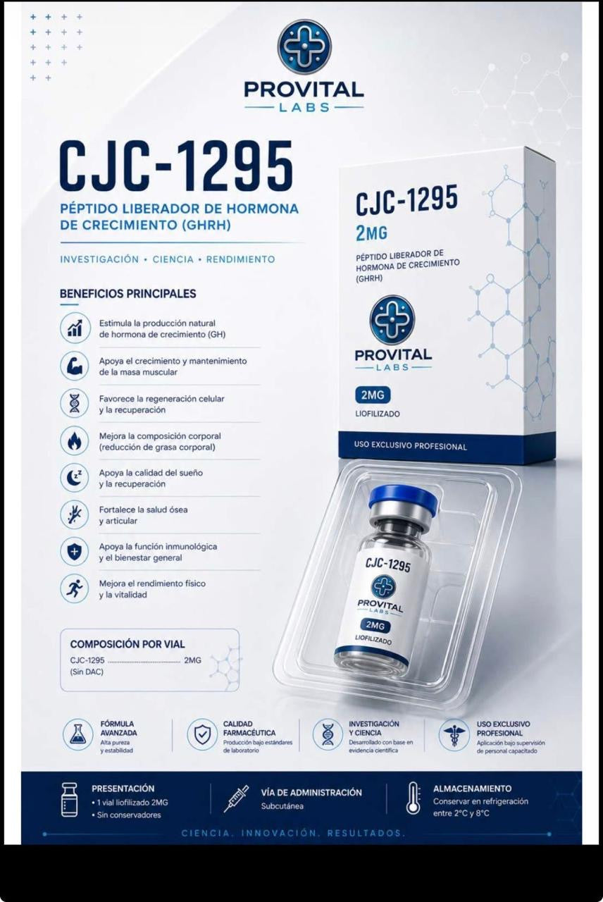 CJC-1295 Provital Labs 2mg | Dispara Tu GH Como La Disparabas a Los 20