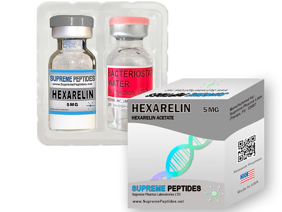 Hexarelin Supreme Peptides 5 Mg Fuerza Explosiva Y Recuperacion