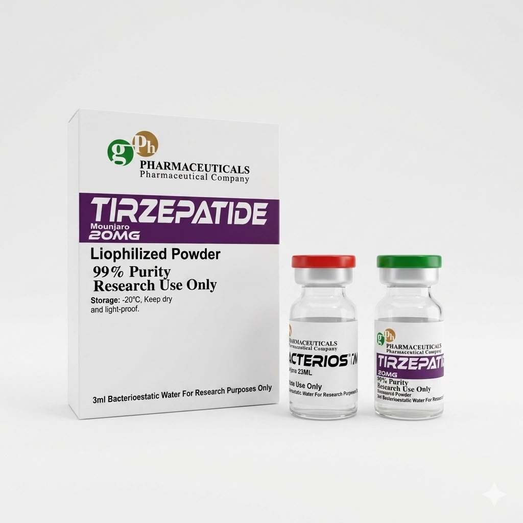 Tirzepatide GPh Pharmaceuticals 20mg | 99% Puro — Cada Miligramo Trabaja