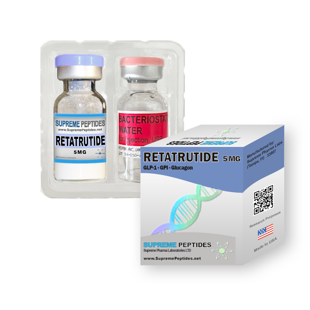 Retatrutida Supreme Peptides 5 Mg Control Metabolico