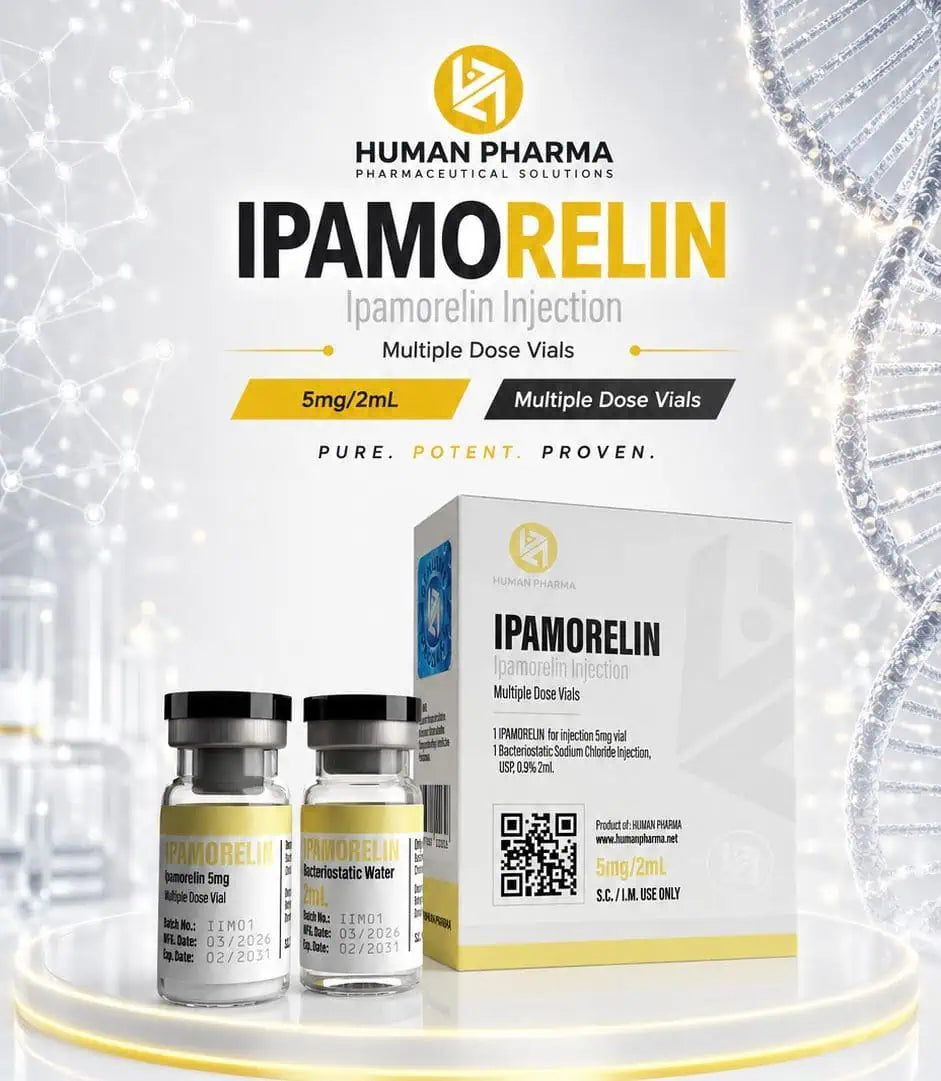 Ipamorelin Human Pharma 5mg | Sécate Sin Perder Un Gramo de Músculo