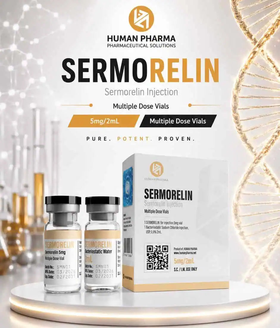 Sermorelin Human Pharma 5mg | Tu Cuerpo de 25 Años Otra Vez