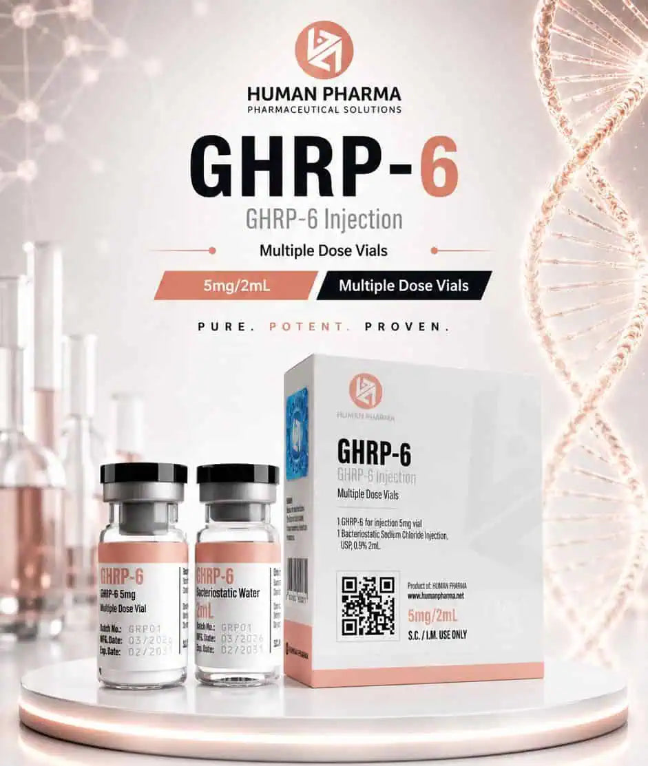 GHRP-6 Human Pharma 5mg | El Hambre Que Construye Monstruos