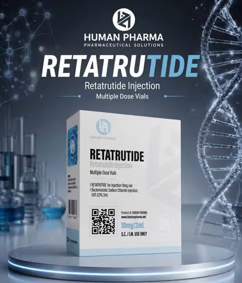 Retatrutide Human Pharma 10mg | Quema Grasa por 3 Caminos a la Vez