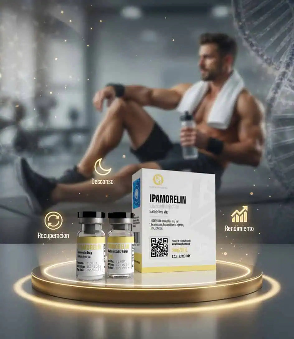 Ipamorelin Human Pharma 5mg | Sécate Sin Perder Un Gramo de Músculo