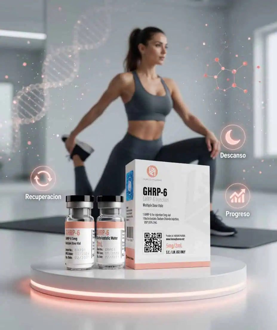 GHRP-6 Human Pharma 5mg | El Hambre Que Construye Monstruos