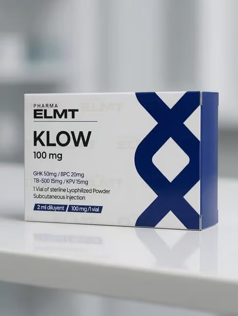 KLOW ELMT Pharma ELM 100mg | Repara Todo: Piel, Tendones, Intestino — 1 Vial