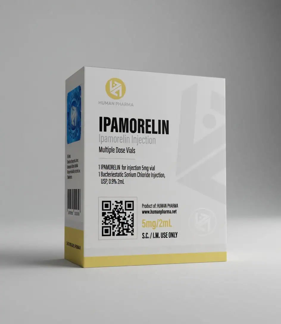 Ipamorelin Human Pharma 5mg | Sécate Sin Perder Un Gramo de Músculo