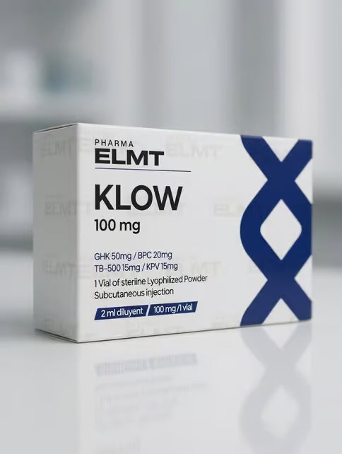 KLOW ELMT Pharma ELM 100mg | Repara Todo: Piel, Tendones, Intestino — 1 Vial