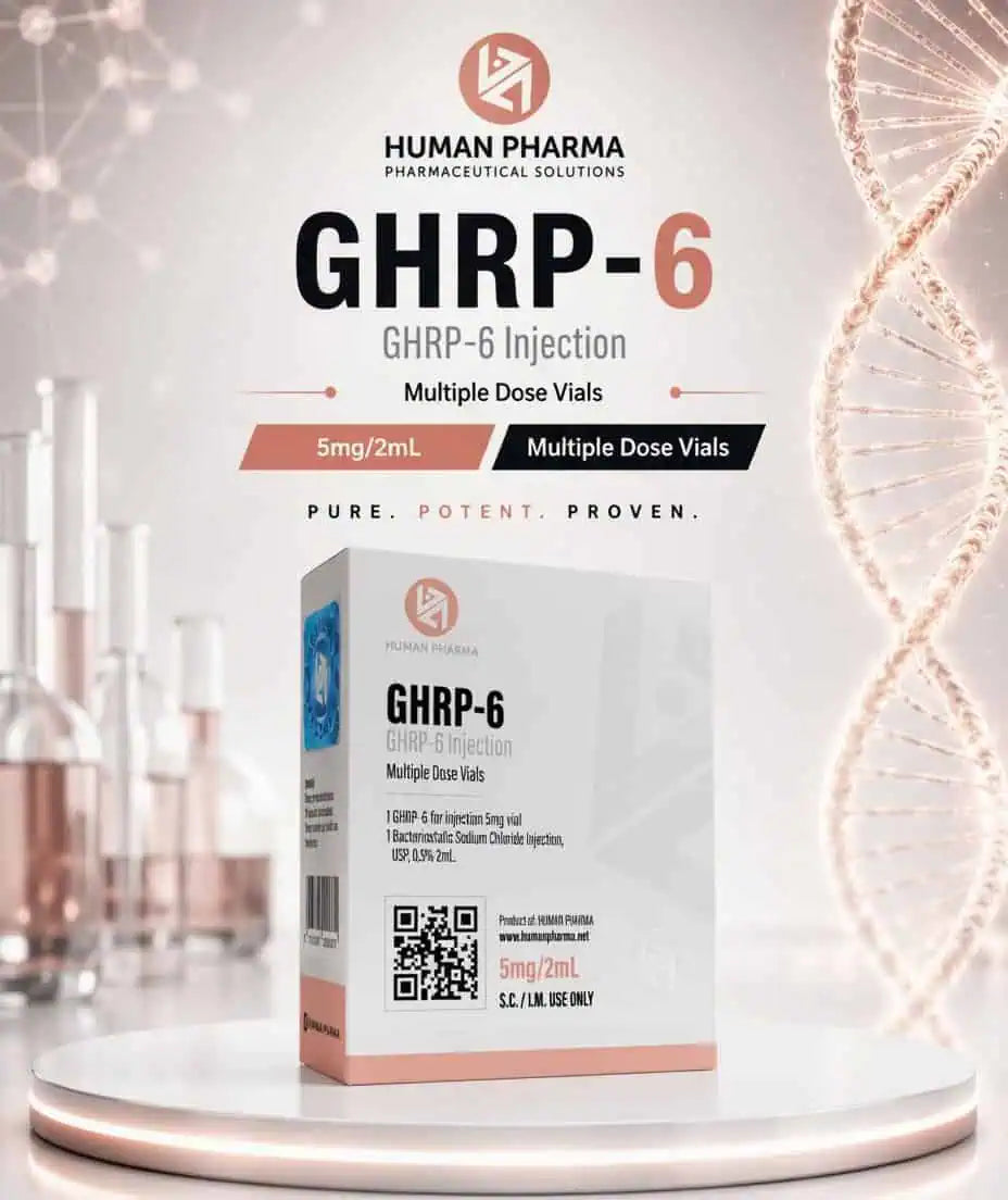 GHRP-6 Human Pharma 5mg | El Hambre Que Construye Monstruos