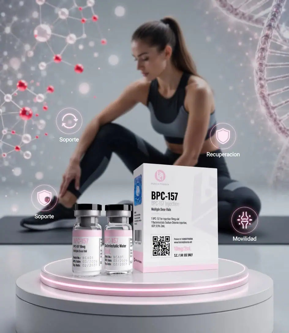 BPC-157 Human Pharma 10mg | Entrena Pesado Sin Que Nada Te Frene