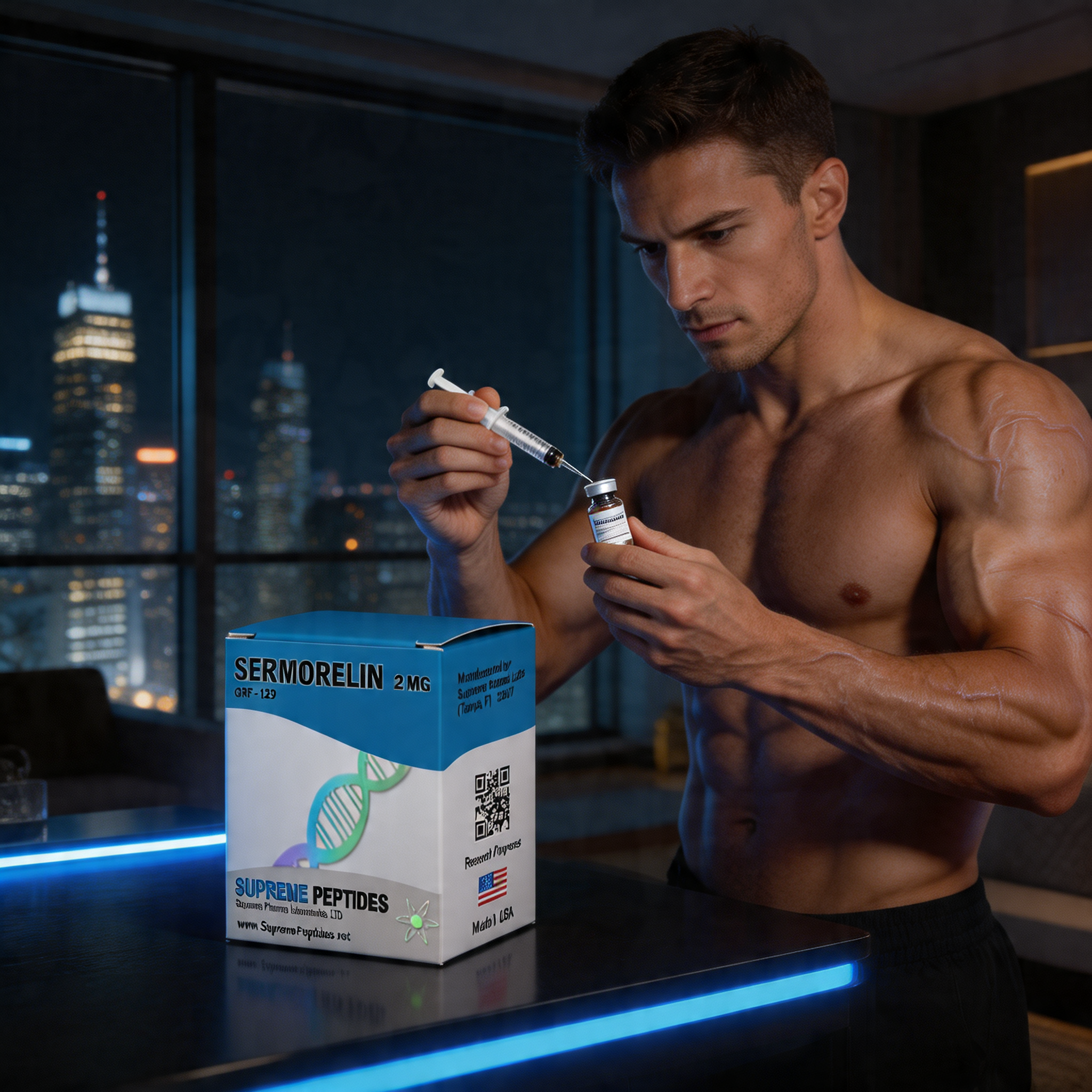 Sermorelin Supreme Peptides 2 Mg Recuperacion Y Vitalidad