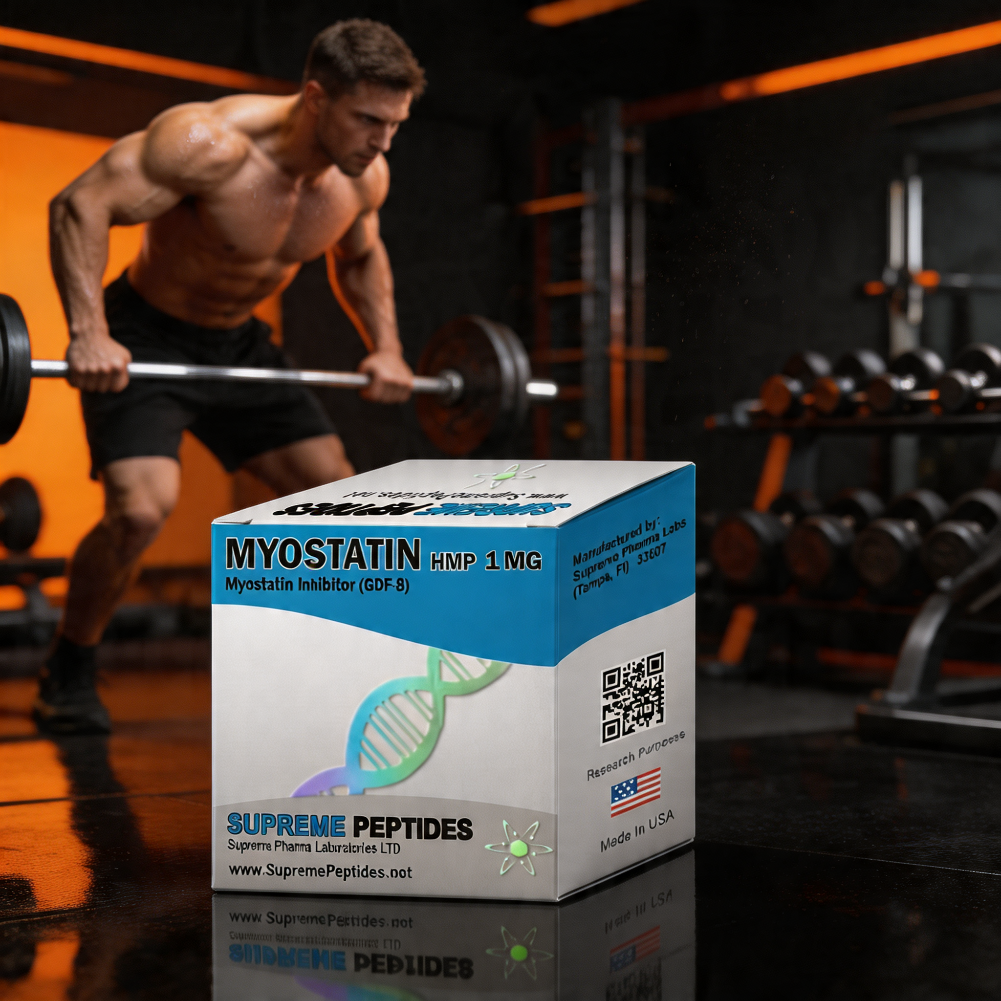 Myostatin Supreme Peptides 1 Mg Rompe Limites Geneticos