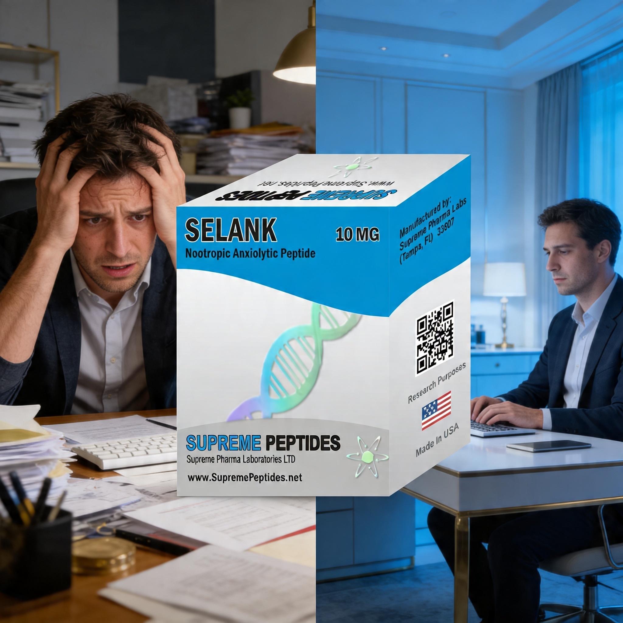 Selank Supreme Peptides 10 Mg Claridad Mental