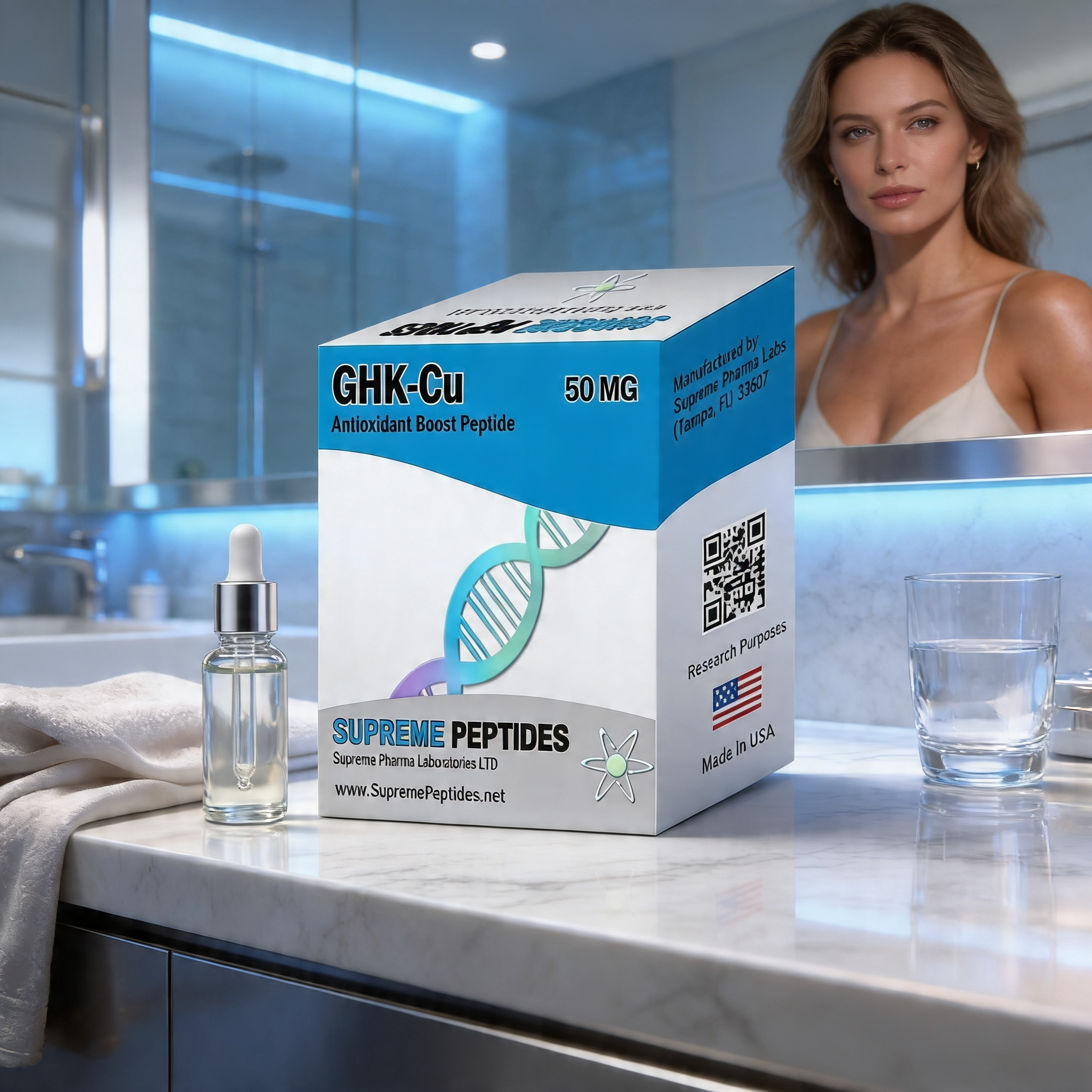 Ghk Cu Supreme Peptides 50 Mg Rejuvenecimiento Cutaneo
