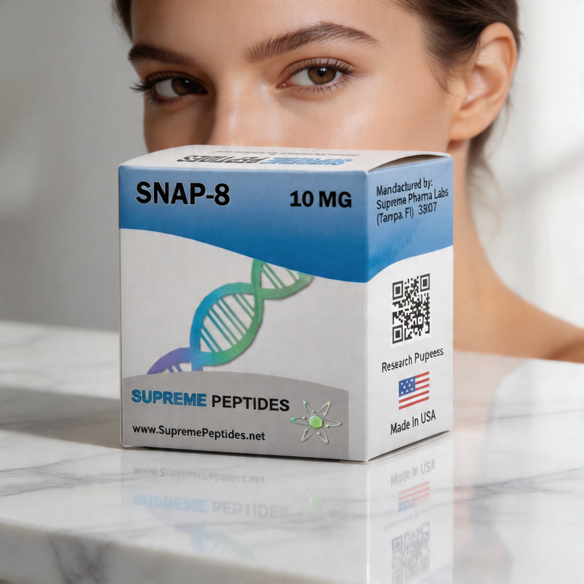 Snap 8 Supreme Peptides 10 Mg Rejuvenecimiento Facial