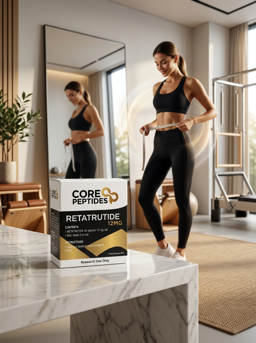 Retatrutida Core Peptides 12 Mg Quema De Grasa Extrema