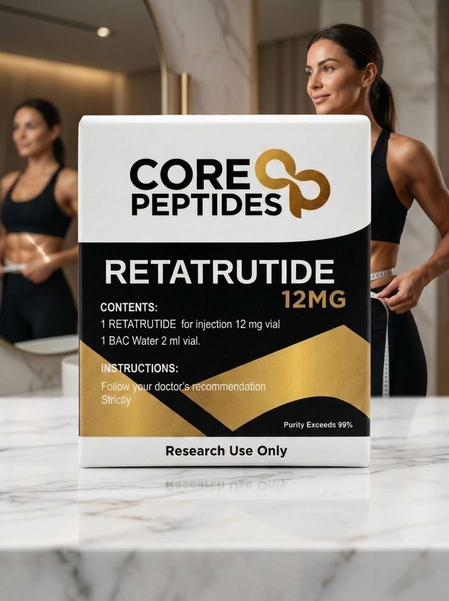 Retatrutida Core Peptides 12 Mg Quema De Grasa Extrema