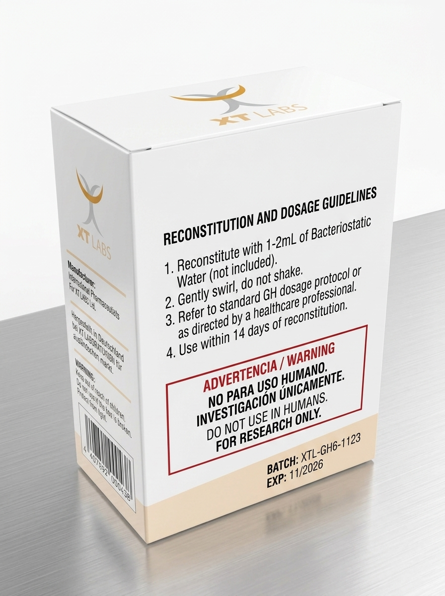 GHRP-6 XT Labs 5mg | Come Como Bestia y Crece de Verdad