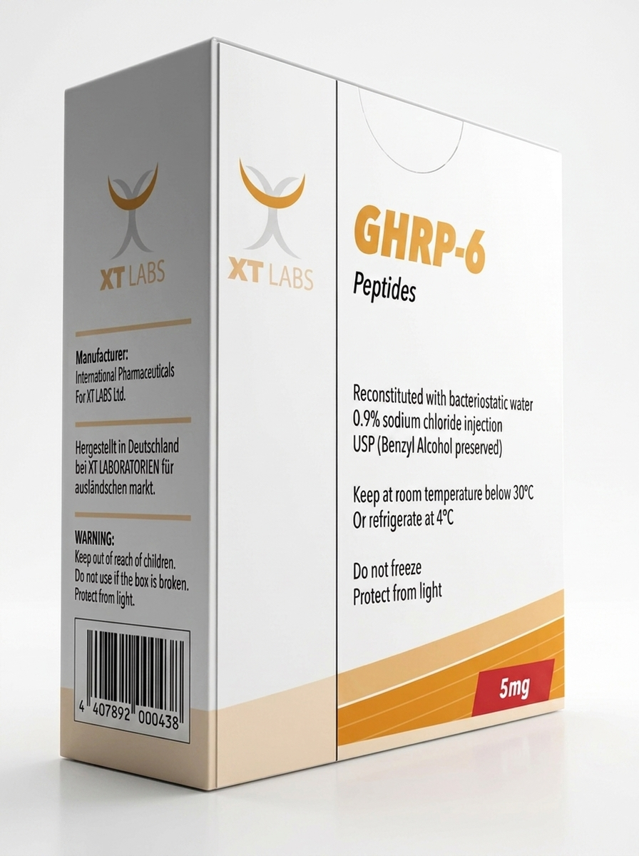 GHRP-6 XT Labs 5mg | Come Como Bestia y Crece de Verdad