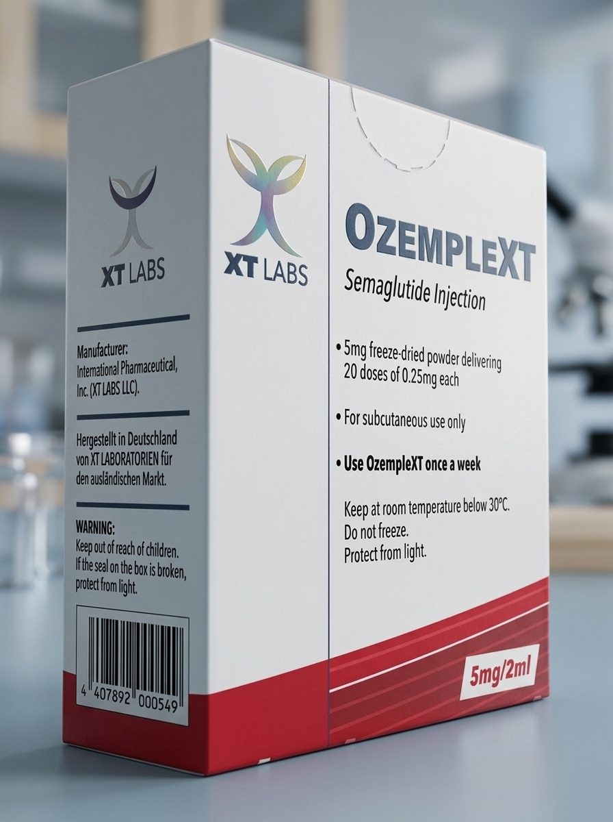 OzempleXT XT Labs 5mg | Pierde Tallas Sin Pelear Con El Hambre
