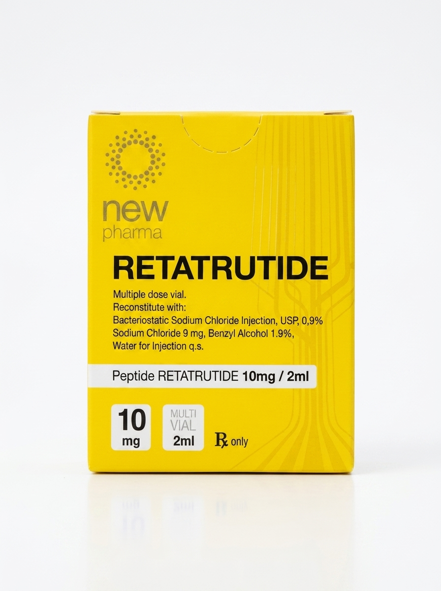Retatrutide New Pharma 10mg | El Triple Quemador Que Supera a Ozempic
