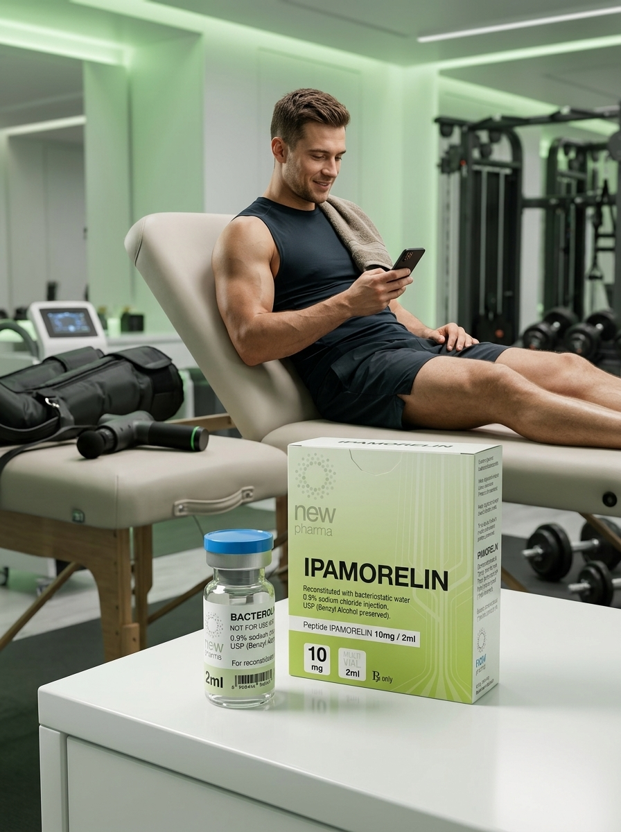 Ipamorelin New Pharma 10mg | Crece Sin Retención y Sin Efectos