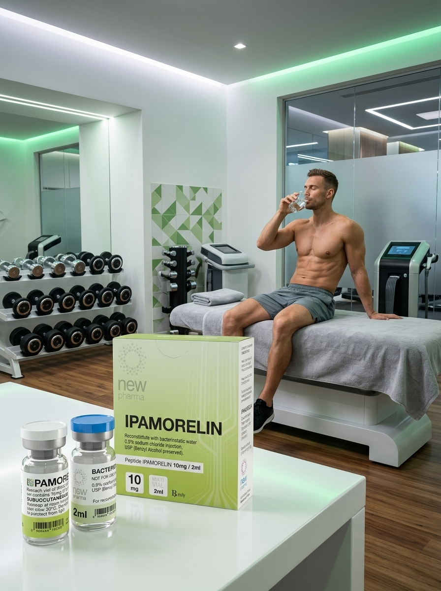 Ipamorelin New Pharma 10mg | Crece Sin Retención y Sin Efectos