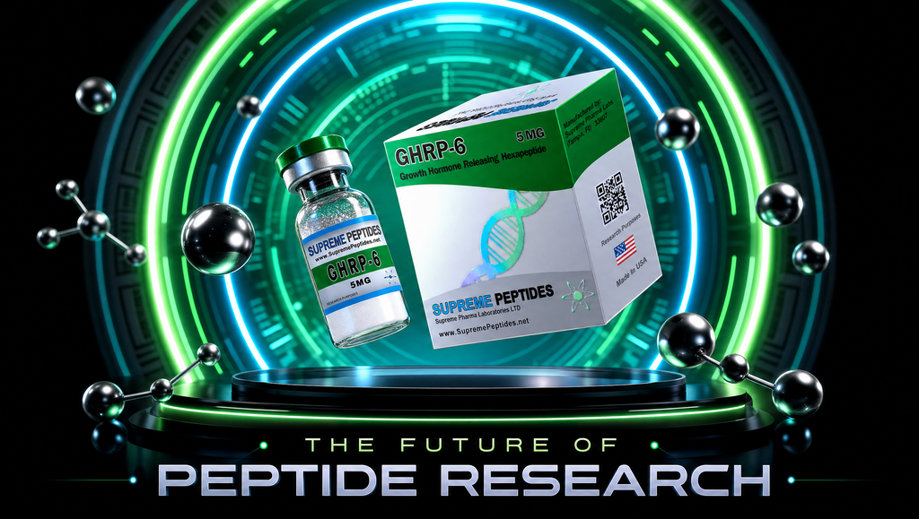 GHRP-6 Supreme Peptides 5mg | Hambre Real Para Crecer en Serio