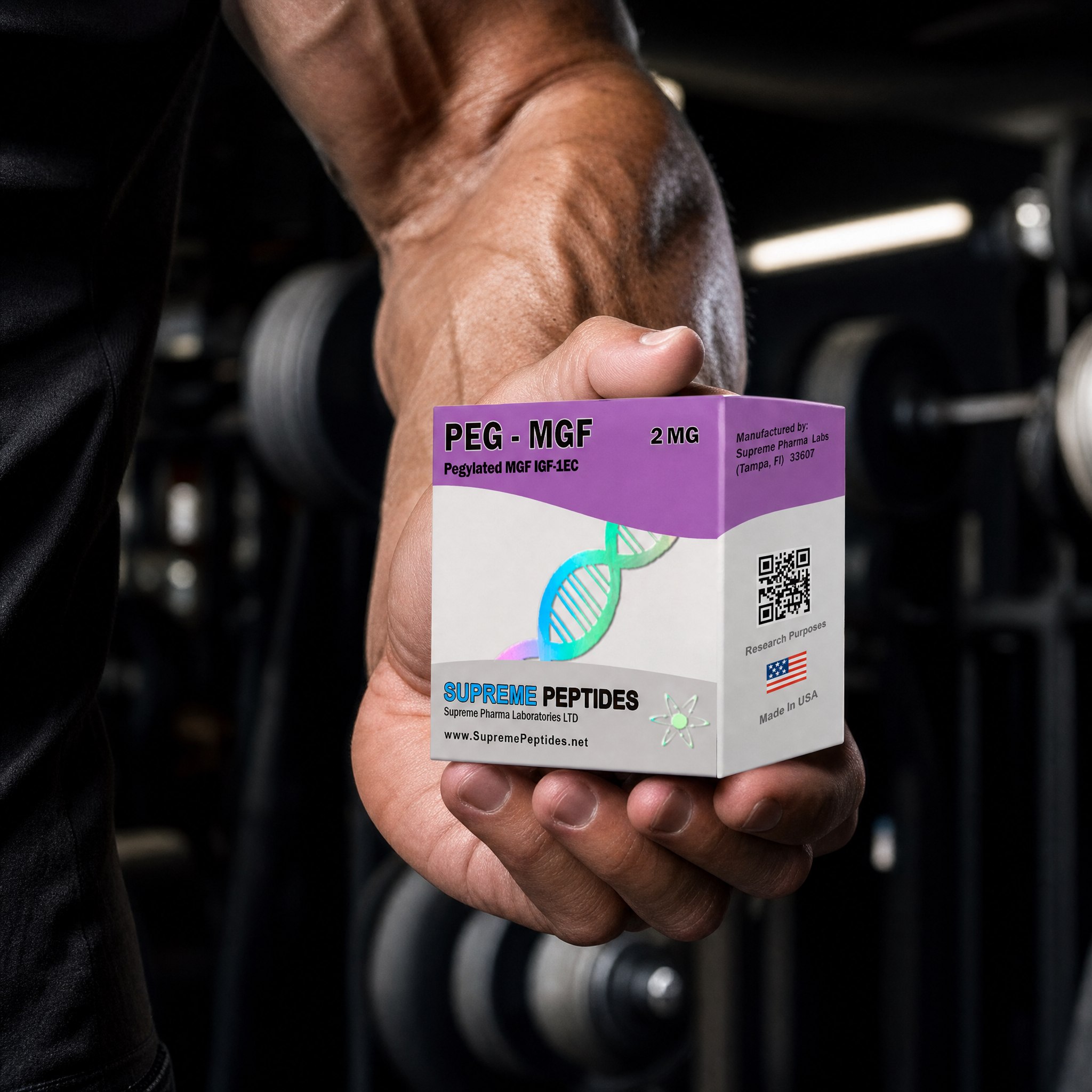 Peg Mgf Supreme Peptides 2 Mg Hipertrofia Localizada