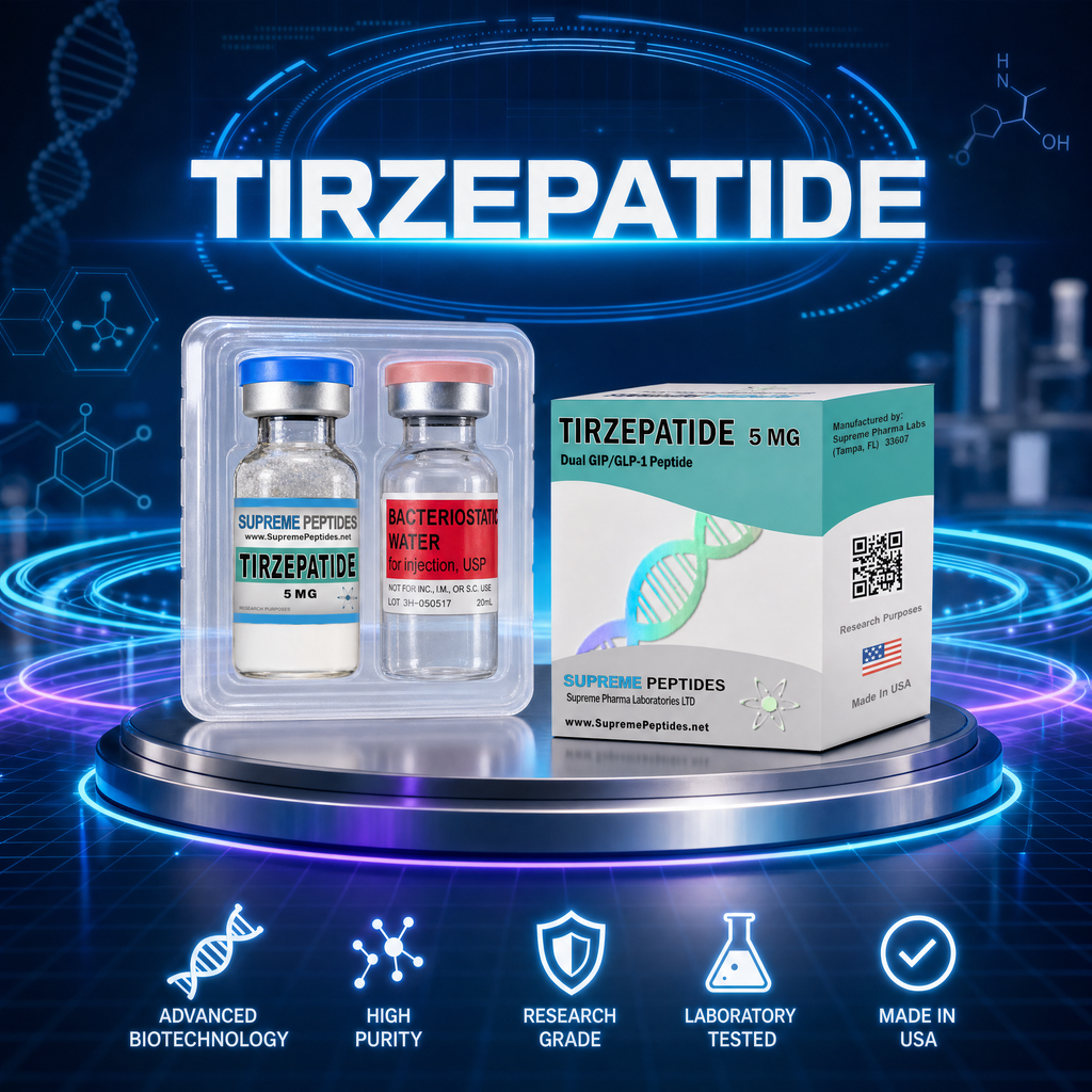 Tirzepatida Supreme Peptides 5 Mg Control Del Hambre