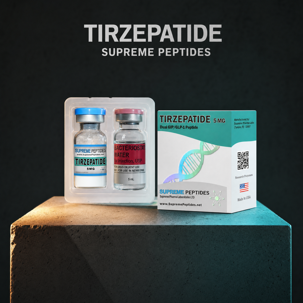 Tirzepatida Supreme Peptides 5 Mg Control Del Hambre