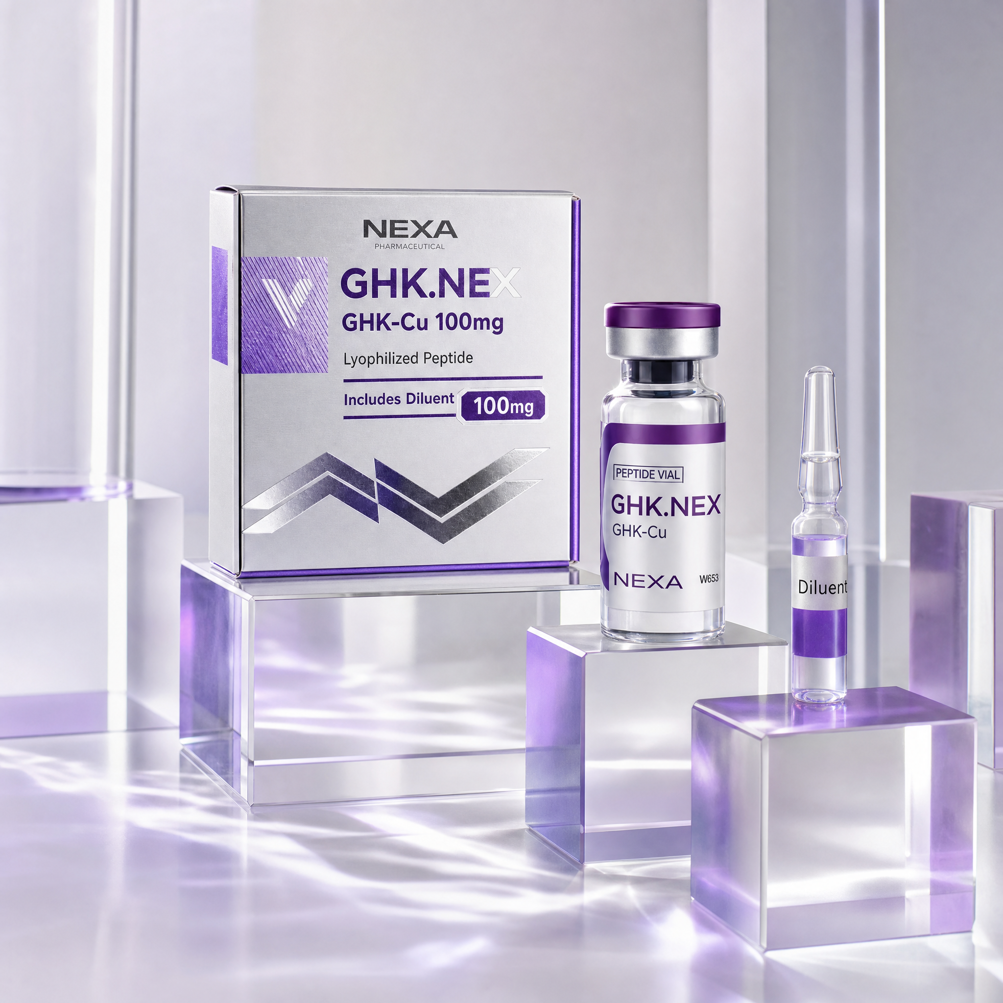 GHK-Cu Nexa 100mg | Tu Piel, Tu Cabello y Tu Juventud de Vuelta