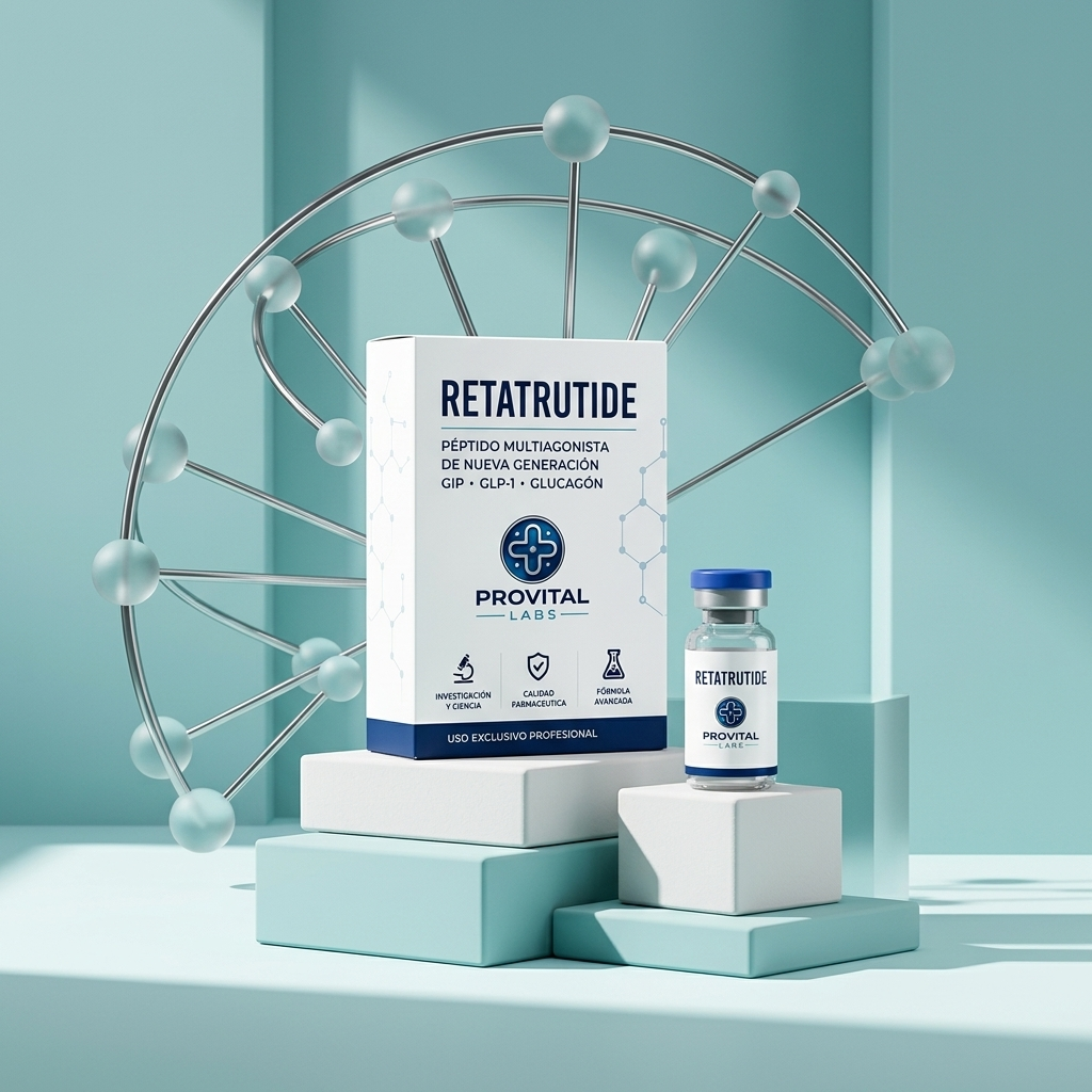 Retatrutida Provital Labs 50mg | La Dosis Más Potente del Triple Agonista en México