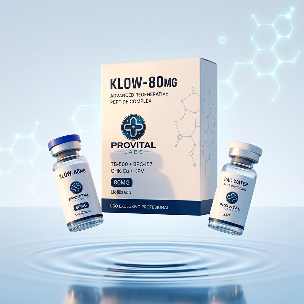 KLOW-80mg Provital Labs | 4 Péptidos Farmacéuticos en 1 — Repara Todo