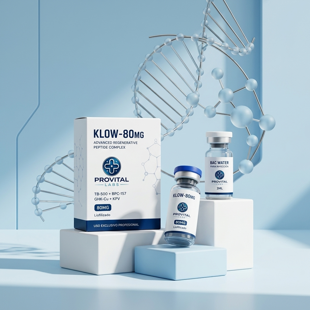 KLOW-80mg Provital Labs | 4 Péptidos Farmacéuticos en 1 — Repara Todo