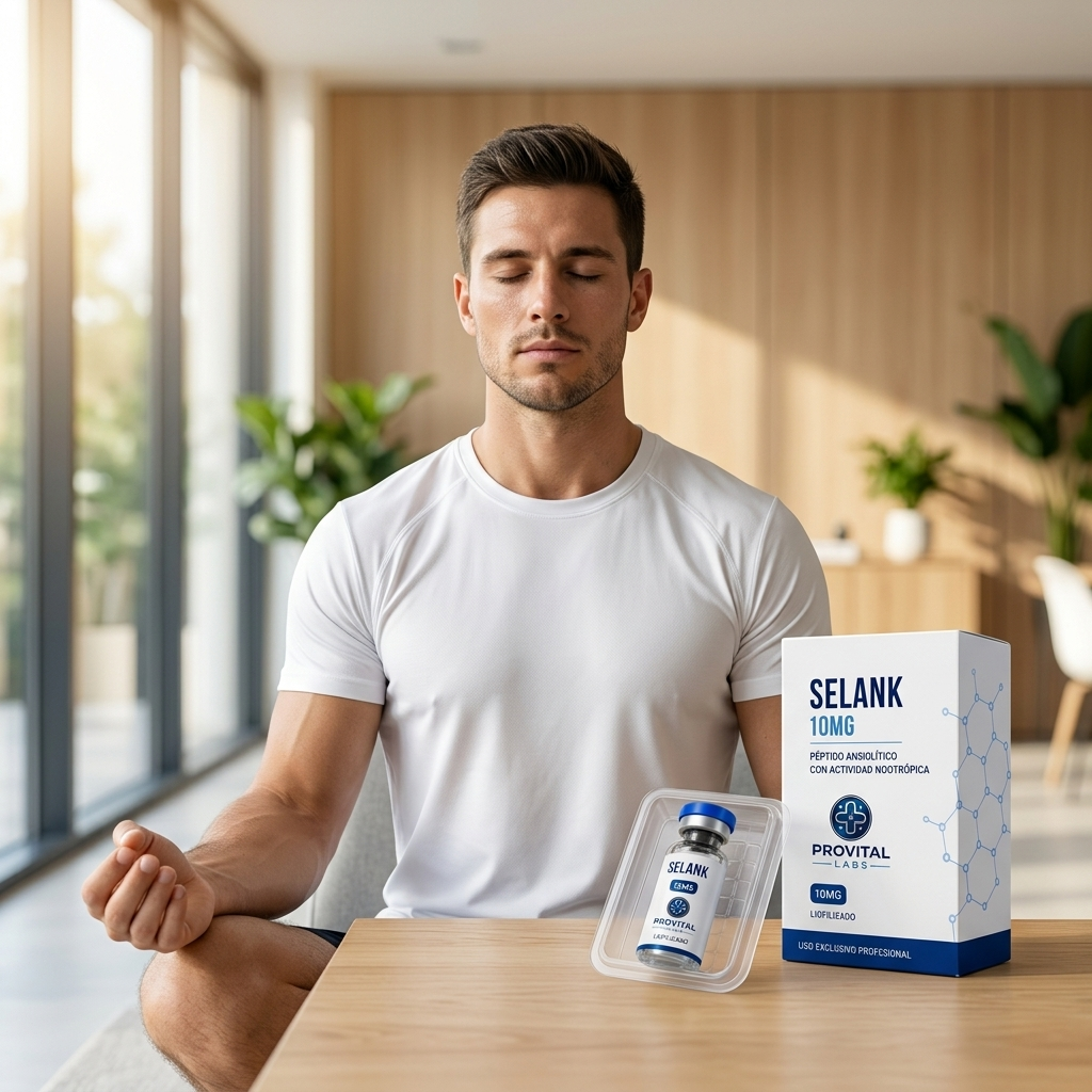 Selank Provital Labs 10mg | Calma Brutal Sin Quedarte Dormido
