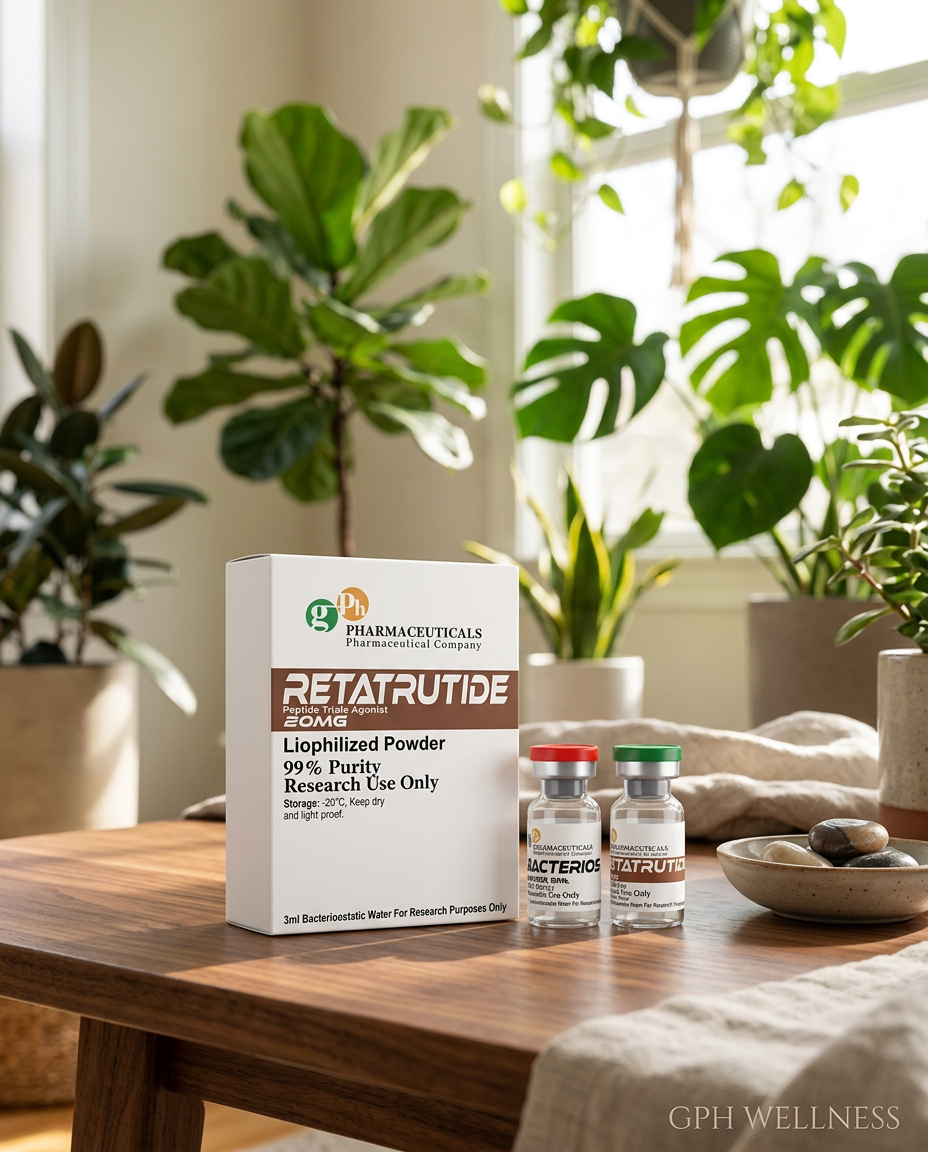 Retatrutide GPh Pharmaceuticals 20mg | Triple Agonista al 99% — La Pureza Que Importa